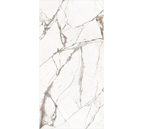 Керамогранит Global Tile Timeline формат 60x120 см, белый, в коробке 1.44 кв. м GT120604703MCR