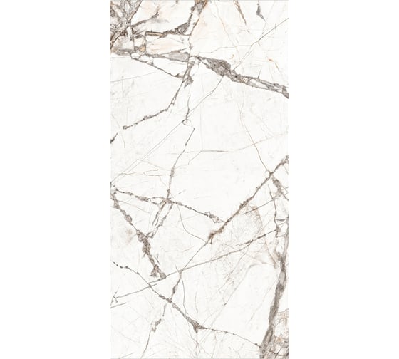 Керамогранит Global Tile Timeline формат 60x120 см, белый, в коробке 1.44 кв. м GT120604703MCR