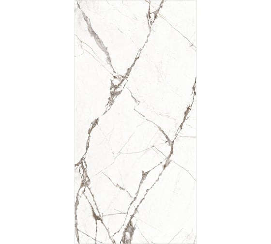 Керамогранит Global Tile Timeline формат 60x120 см, белый, в коробке 1.44 кв. м GT120604703MCR