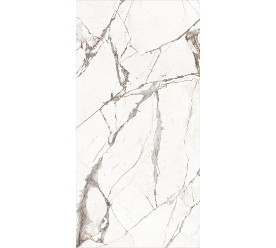 Керамогранит Global Tile Timeline формат 60x120 см, белый, в коробке 1.44 кв. м GT120604703PR