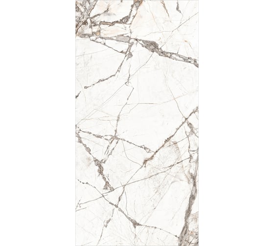 Керамогранит Global Tile Timeline формат 60x120 см, белый, в коробке 1.44 кв. м GT120604703PR