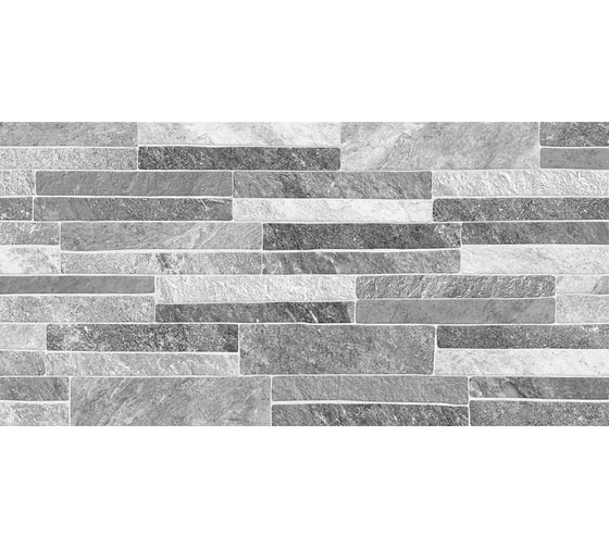 Керамогранит Global Tile Trick формат 30x60 см, серый, в коробке 1.62 кв. м GT191VG