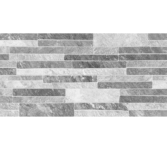 Керамогранит Global Tile Trick формат 30x60 см, серый, в коробке 1.62 кв. м GT191VG