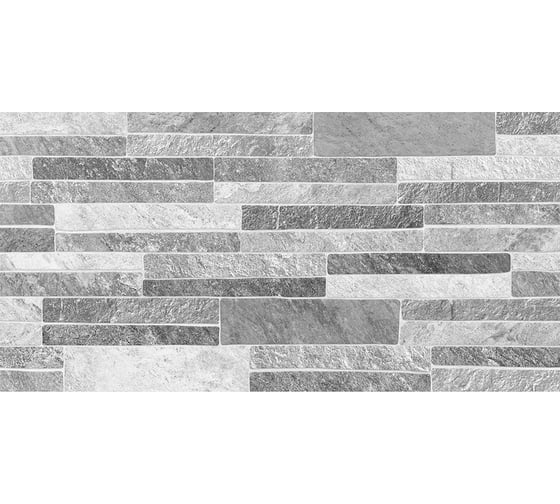 Керамогранит Global Tile Trick формат 30x60 см, серый, в коробке 1.62 кв. м GT191VG