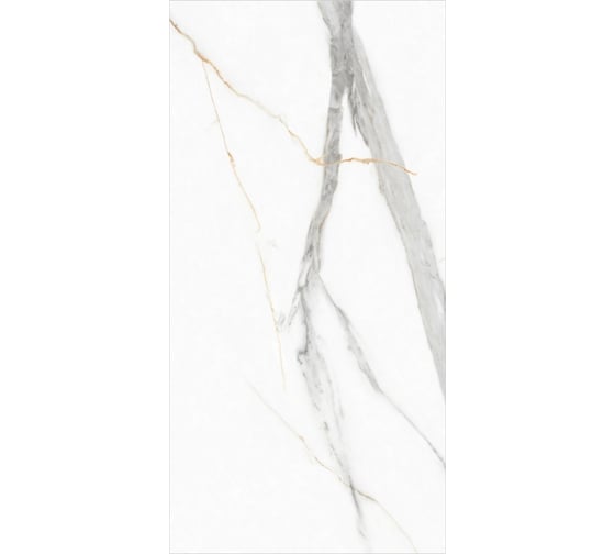 Керамогранит Global Tile Angel Statuario формат 60x120 см, белый, в коробке 1.44 кв. м GT120605503PR