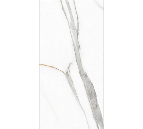 Керамогранит Global Tile Angel Statuario формат 60x120 см, белый, в коробке 1.44 кв. м GT120605503PR