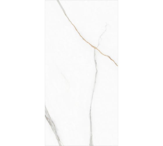 Керамогранит Global Tile Angel Statuario формат 60x120 см, белый, в коробке 1.44 кв. м GT120605503PR