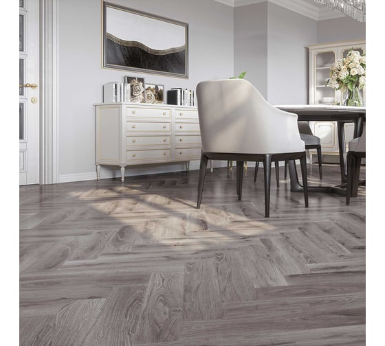 Напольное замковое покрытие Home Expert Parquet Дуб Горный ручей 615x123x3.5 мм, 0.3 мм, фаска, 12 шт. в упаковке 33-68W906