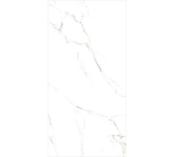 Керамогранит Global Tile Livorno формат 60x120 см, белый, в коробке 2.16 кв. м GT120608003PR/30