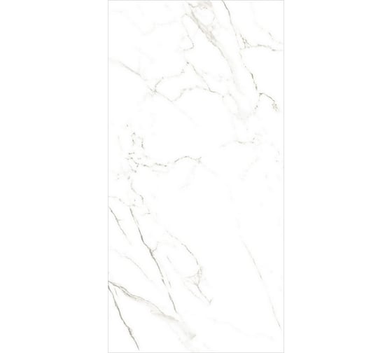 Керамогранит Global Tile Livorno формат 60x120 см, белый, в коробке 2.16 кв. м GT120608003PR/30