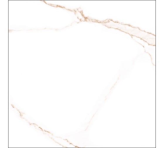 Плитка Global Tile Majestic Luxe формат 60x60 см, белый, в коробке 1.44 кв. м GT60601903MR
