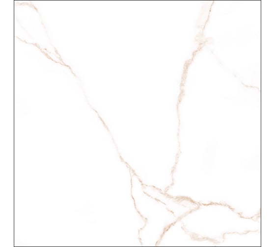 Плитка Global Tile Majestic Luxe формат 60x60 см, белый, в коробке 1.44 кв. м GT60601903MR