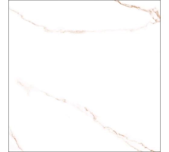 Плитка Global Tile Majestic Luxe формат 60x60 см, белый, в коробке 1.44 кв. м GT60601903MR