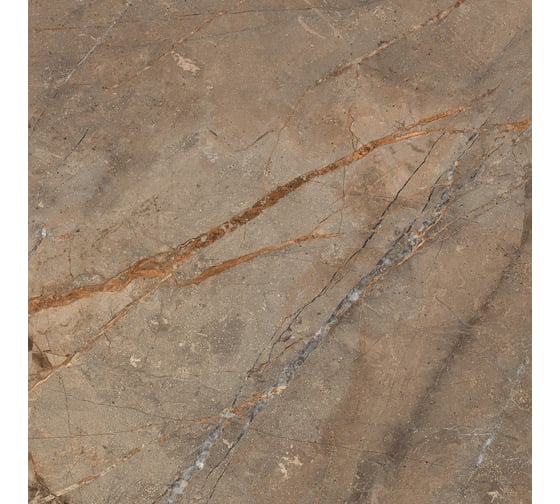 Керамогранит Global Tile Bersa формат 60x60 см, коричневый, в коробке 1.44 кв. м GT60605604PR
