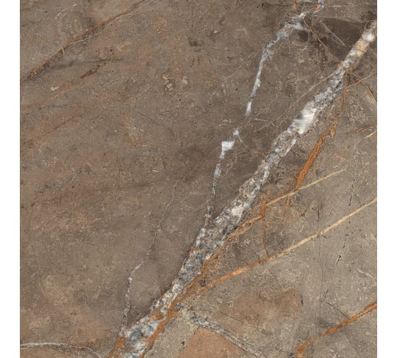 Керамогранит Global Tile Bersa формат 60x60 см, коричневый, в коробке 1.44 кв. м GT60605604PR