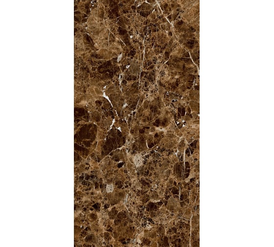 Керамогранит Global Tile Dark Emperador формат 60x120 см, коричневый, в коробке 1.44 кв. м GT120604904HPR