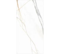 Керамогранит Global Tile Montecatini формат 60x120 см, белый, в коробке 2.16 кв. м GT120607503PR/30