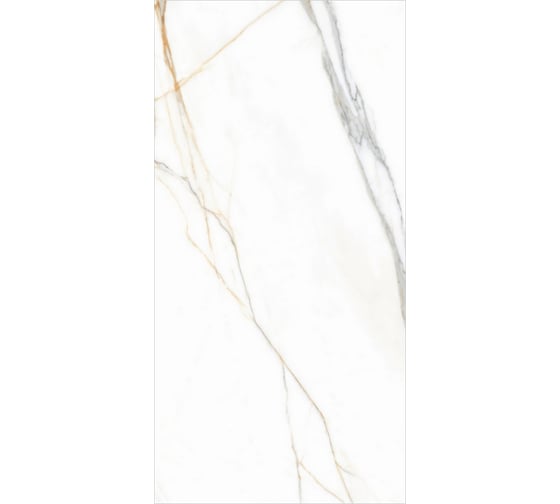 Керамогранит Global Tile Montecatini формат 60x120 см, белый, в коробке 2.16 кв. м GT120607503PR/30