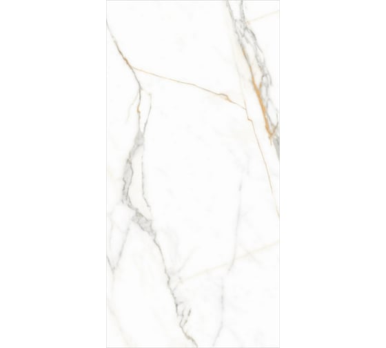 Керамогранит Global Tile Montecatini формат 60x120 см, белый, в коробке 2.16 кв. м GT120607503PR/30