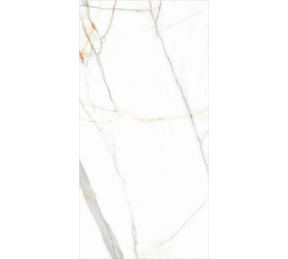 Керамогранит Global Tile Montecatini формат 60x120 см, белый, в коробке 2.16 кв. м GT120607503PR/30