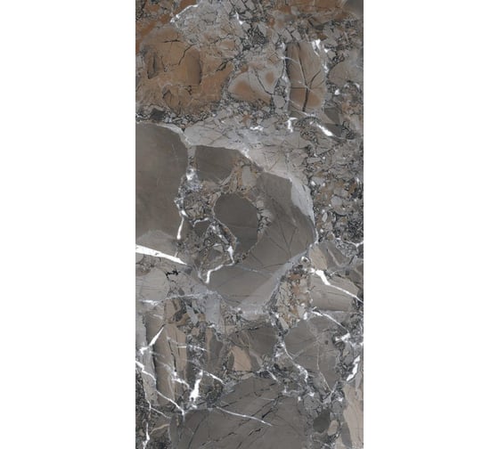 Керамогранит Global Tile Opera формат 60x120 см, серый, в коробке 1.44 кв. м GT120606813MCR