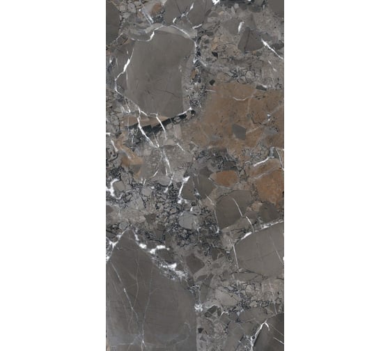 Керамогранит Global Tile Opera формат 60x120 см, серый, в коробке 1.44 кв. м GT120606813MCR