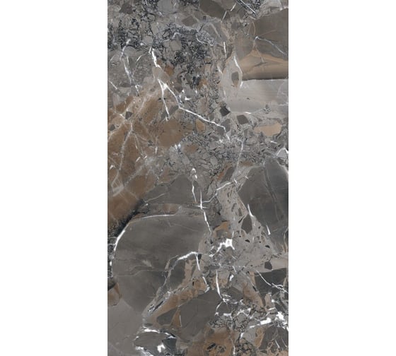 Керамогранит Global Tile Opera формат 60x120 см, серый, в коробке 1.44 кв. м GT120606813MCR