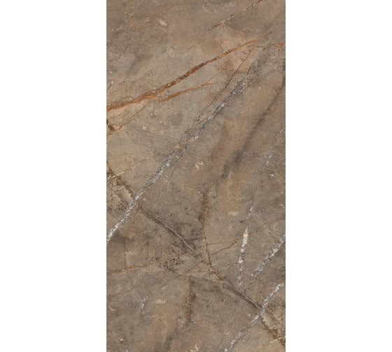 Керамогранит Global Tile Bersa формат 60x120 см, коричневый, в коробке 1.44 кв. м GT120605604PR