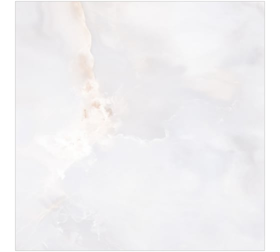 Керамогранит Global Tile Onyx формат 60x60 см, белый, в коробке 1.44 кв. м GT60604403PR 1