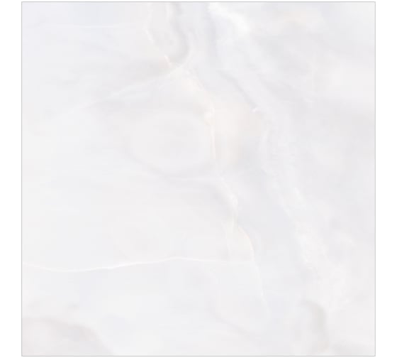 Керамогранит Global Tile Onyx формат 60x60 см, белый, в коробке 1.44 кв. м GT60604403PR