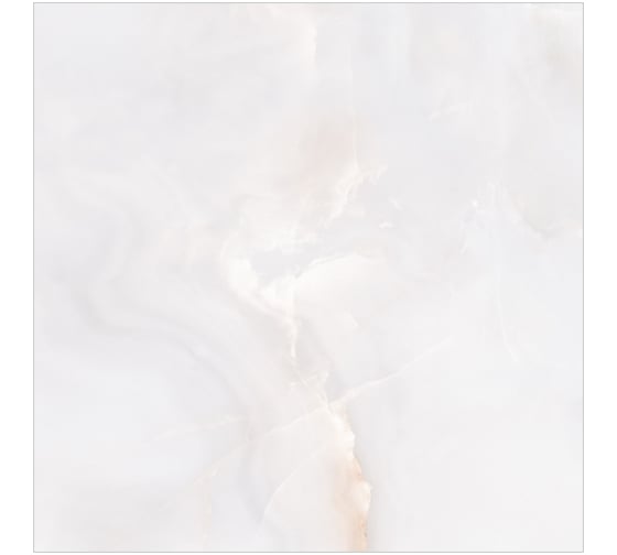 Керамогранит Global Tile Onyx формат 60x60 см, белый, в коробке 1.44 кв. м GT60604403PR
