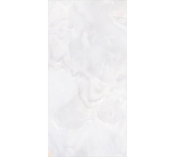 Керамогранит Global Tile Onyx формат 60x120 см, белый, в коробке 2.16 кв. м GT120604403PR/30