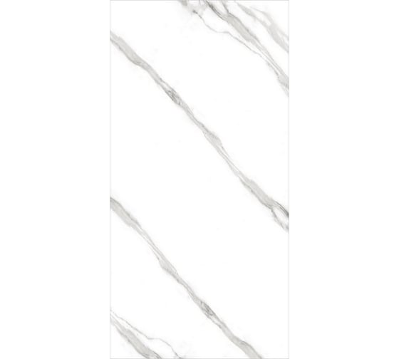Керамогранит Global Tile Carrara Bronze формат 60x120 см, белый, в коробке 1.44 кв. м GT120606503PR