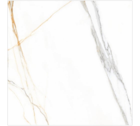 Керамогранит Global Tile Montecatini формат 60x60 см, белый, в коробке 1.44 кв. м GT60607503PR