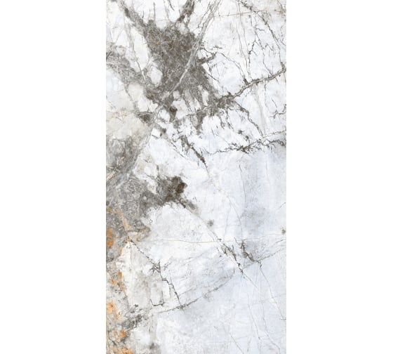 Керамогранит Global Tile Gabriel формат 60x120 см, белый, в коробке 1.44 кв. м GT120605703PR