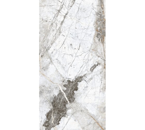 Керамогранит Global Tile Gabriel формат 60x120 см, белый, в коробке 1.44 кв. м GT120605703PR