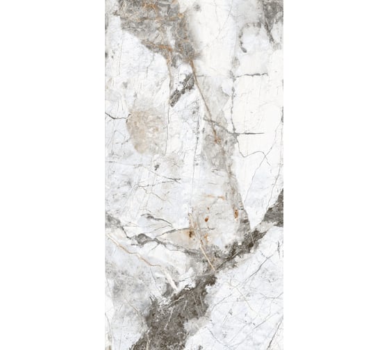 Керамогранит Global Tile Gabriel формат 60x120 см, белый, в коробке 1.44 кв. м GT120605703PR