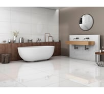 Керамогранит Global Tile Princess формат 60x120 см, белый, в коробке 1.44 кв. м GT120605803PR