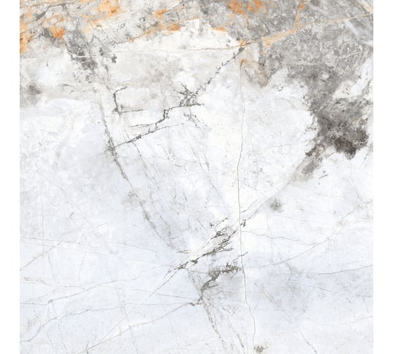 Керамогранит Global Tile Gabriel формат 60x60 см, белый, в коробке 1.44 кв. м GT60605703PR