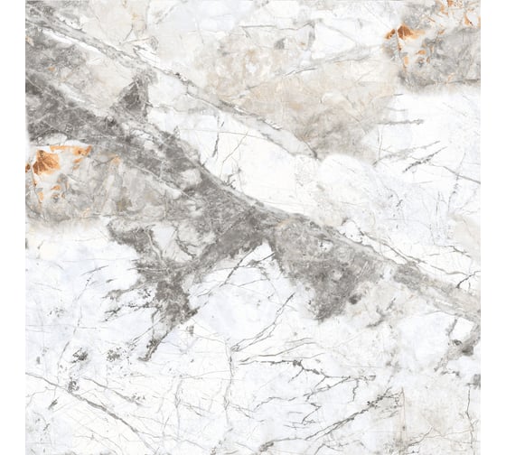 Керамогранит Global Tile Gabriel формат 60x60 см, белый, в коробке 1.44 кв. м GT60605703PR