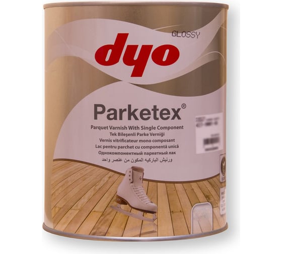 Лак DYO 427 parketex, глянцевый, 2,5 л 427-9001-66