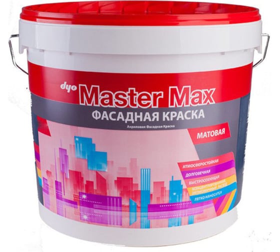 Фасадная краска DYO 254 master max матовая, 20 кг 254-0001-R68 1