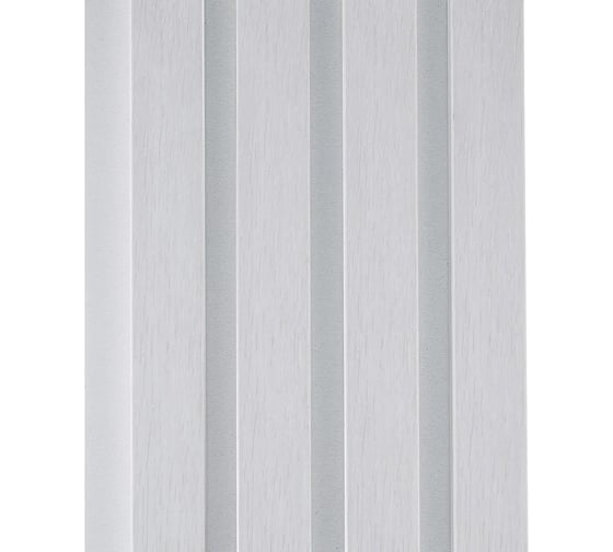 Реечная панель мдф Центурион 3d line modern 2750x160x19 мм, 01 береза белая 85969 1
