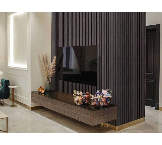 Реечная панель мдф Центурион 3d line modern 2750x160x19 мм, 08 ироко 85978