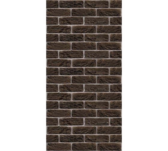 Плита LK фаспан, коричневый №1001 вертикаль, 8 мм, (1200x600) о-1207157 1