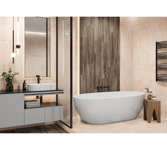 Керамогранит AlmaCeramica матовый, Angara 600x600x9,5 мм, 4 шт., 43,2 м GFU04ANG44R