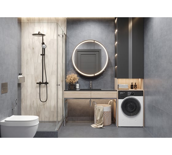 Керамогранит AlmaCeramica матовый, Berlin 600x600x9,5 4 шт в уп 43,2 м в пал GFU04BLN30R