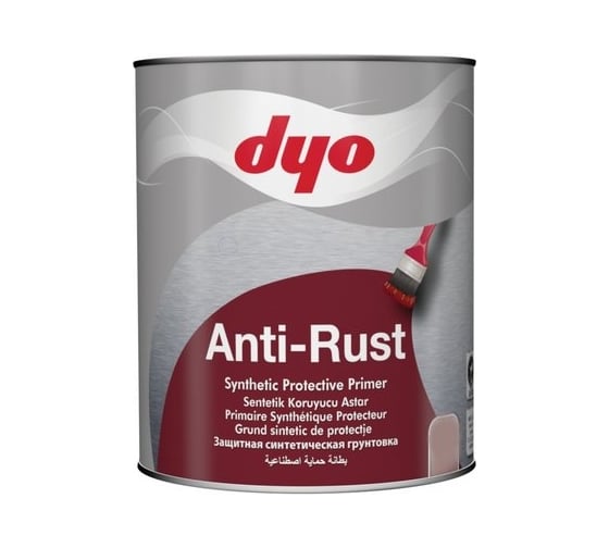 Грунт по металлу DYO 515 antirust, серый, 2,5 л. (7083) 515-7083-63