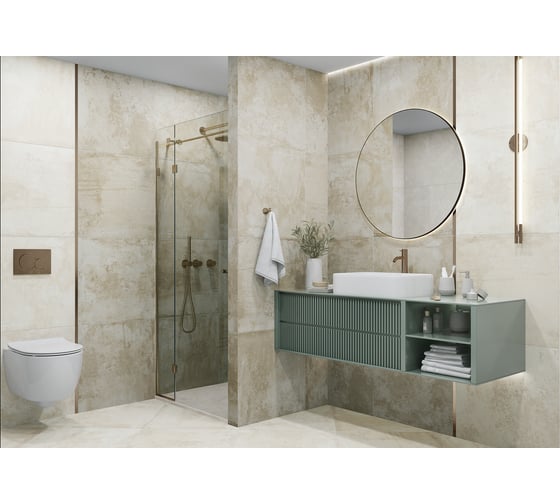 Керамогранит AlmaCeramica Cemento матовый, 570x570x8.5 мм, 5 шт. в упаковке GFA57CMT40R