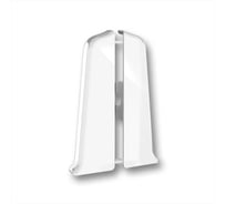 Торцевые для плинтуса DECONIKA 001-G 70 мм, Белый глянец, 1 пара Д-П70-Тп-Ф1 001-0 БЕЛ-Г